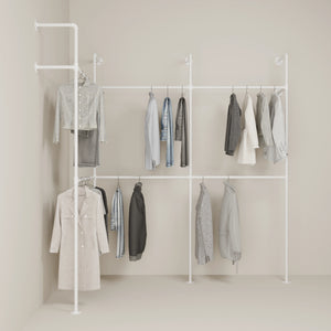 Corner Clothes Rack - Small Space Solution | pamo. – pamo. design