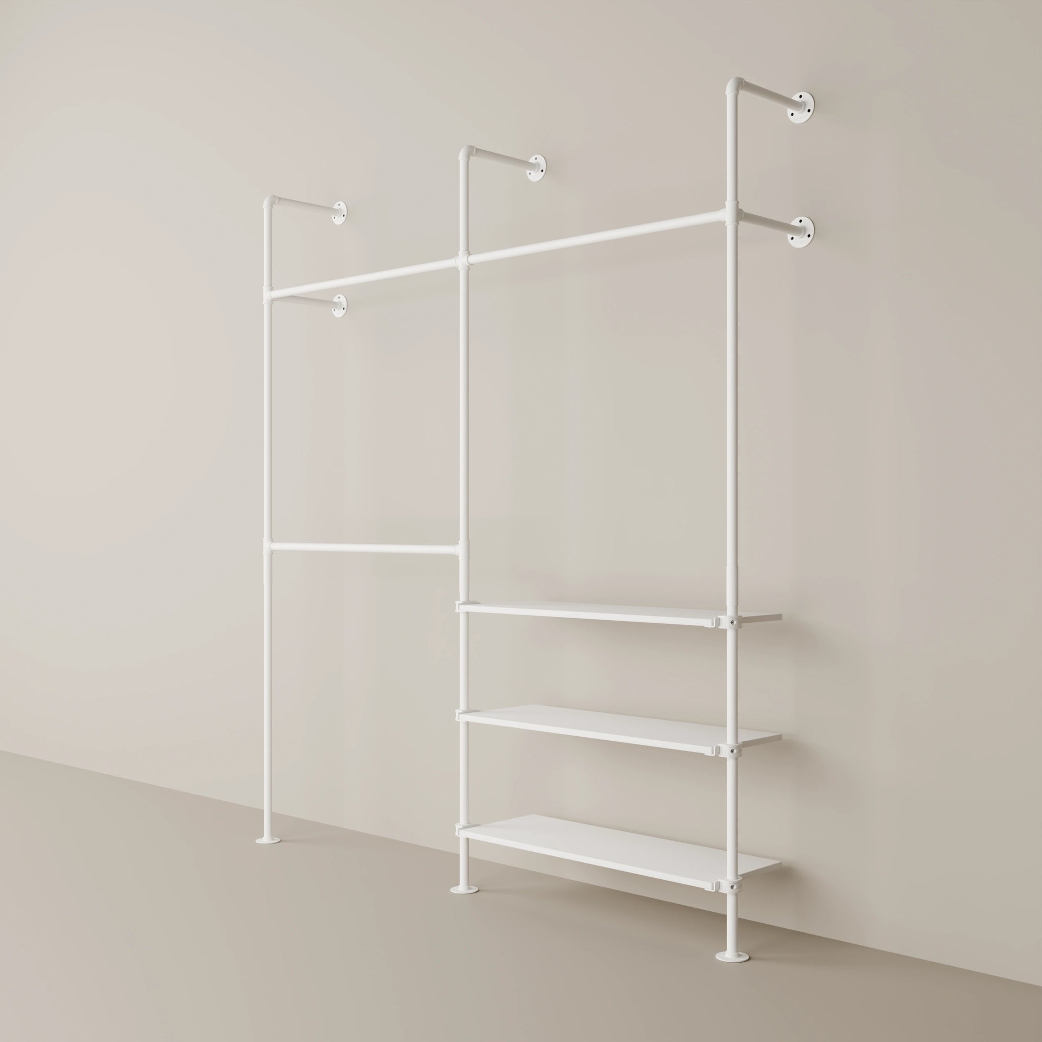 Shelf – White | incl. mounting accessories | Set of 1 | Set of 3 | Set of 5