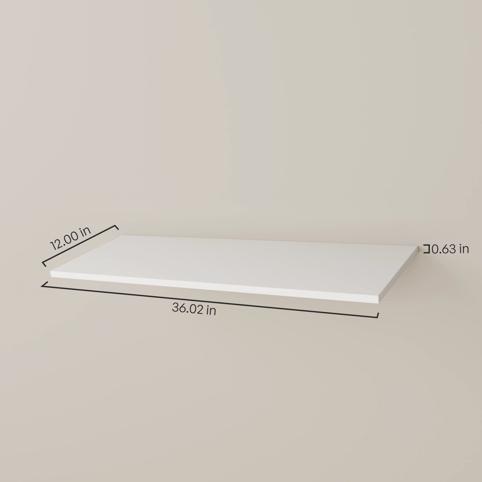 Shelf – White | incl. mounting accessories | Set of 1 | Set of 3 | Set of 5