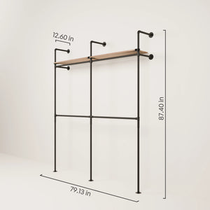 KIM DOUBLE 2 OAK – 2 shelves