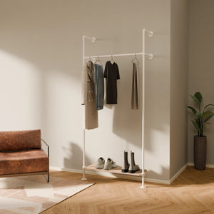 KIM 1 OAK – 1 bottom shelf | White