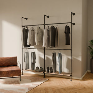 KIM DOUBLE 2 OAK – 2 bottom shelves