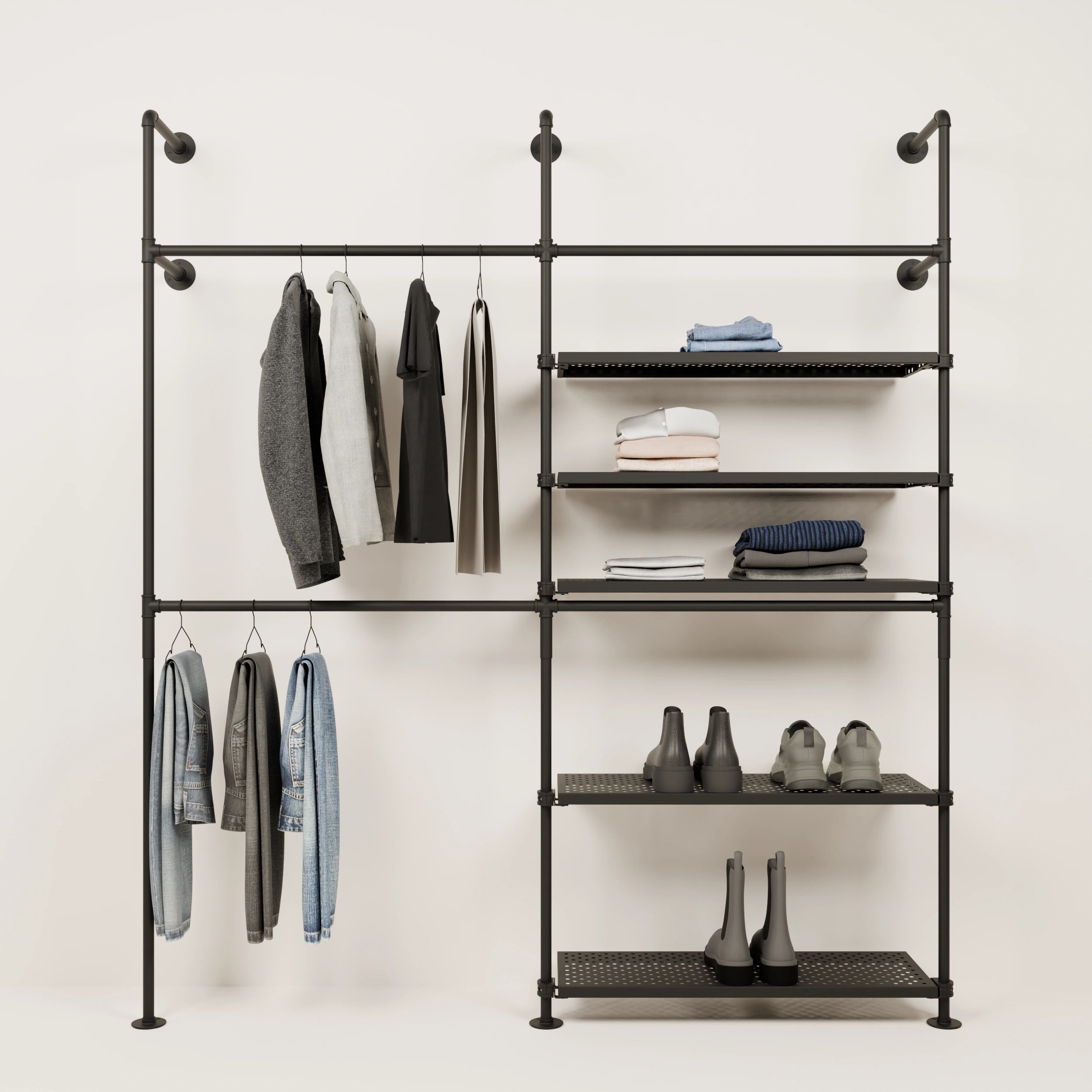 KIM DOUBLE 2 METAL – 5 shelves on the right