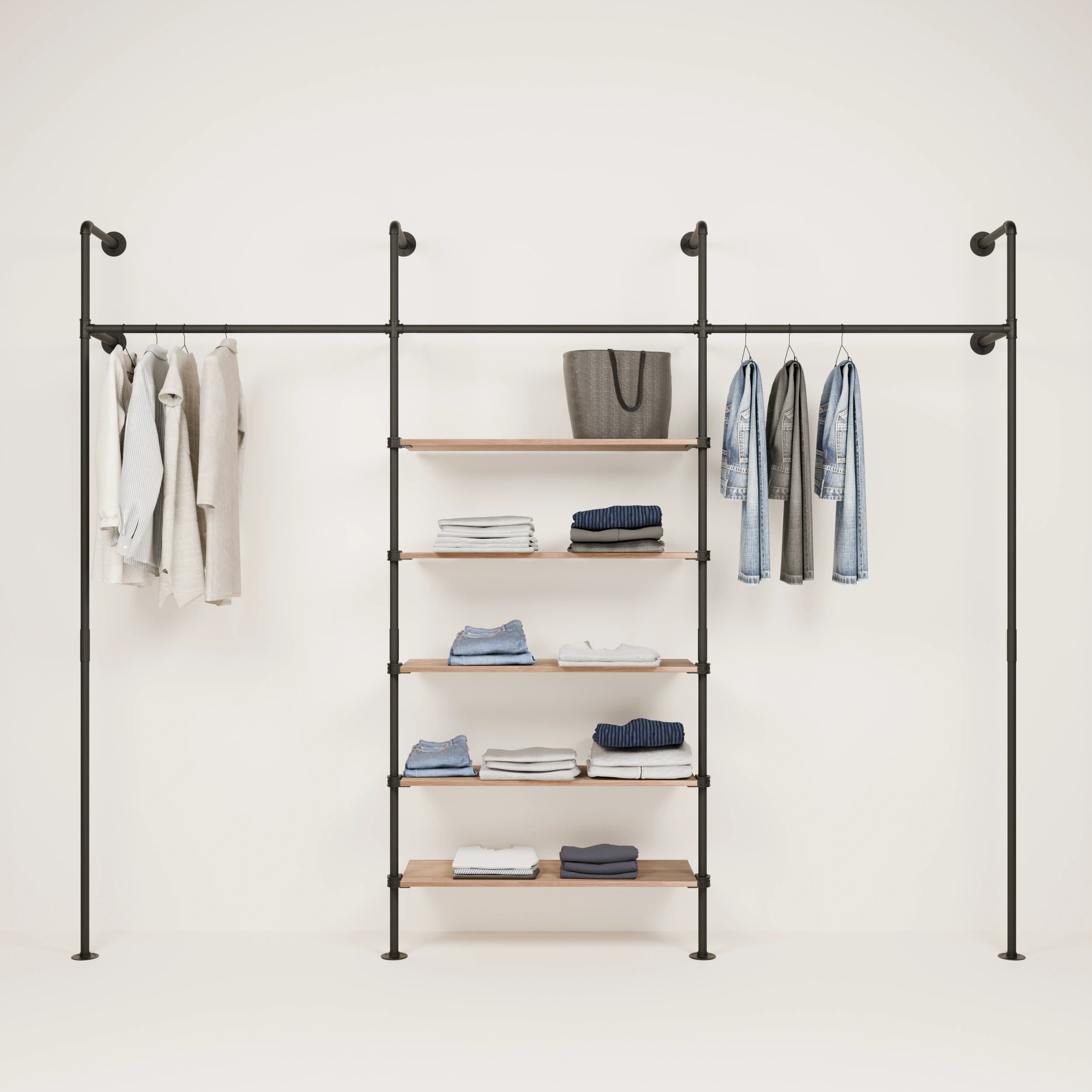 KIM 3 OAK – 5 shelves