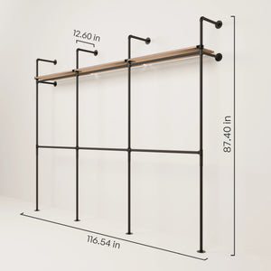 KIM DOUBLE 3 OAK – 3 top shelves