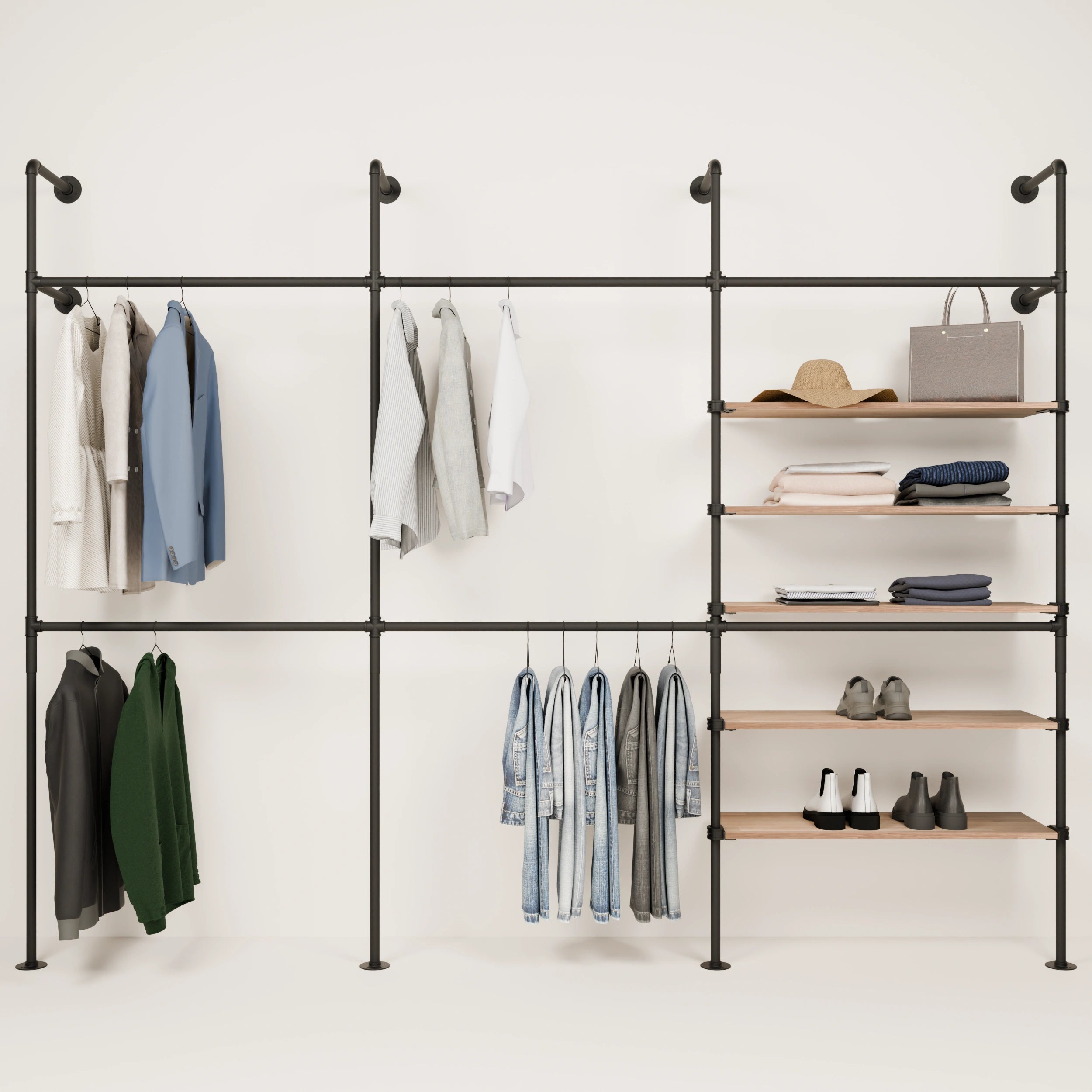 KIM DOUBLE OAK 3 – 5 shelves