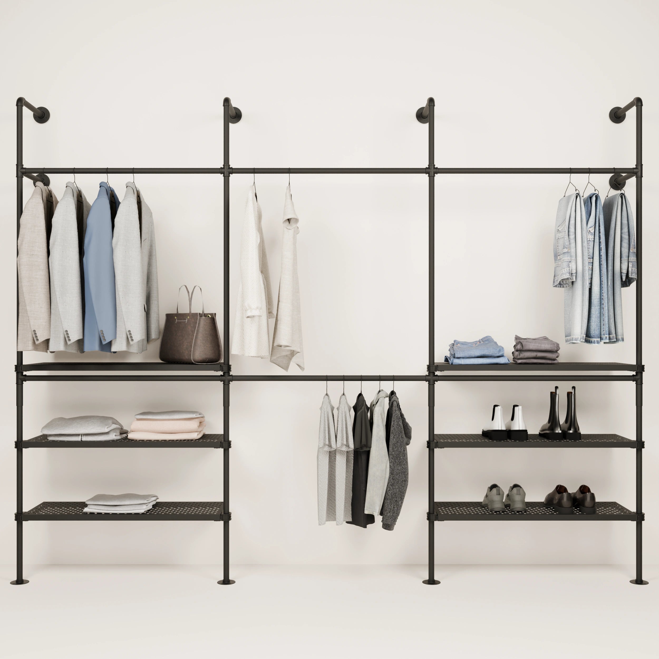 KIM DOUBLE 3 METAL – 6 bottom shelves