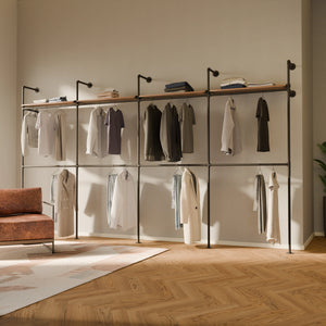 KIM DOUBLE 4 OAK – 4 shelves