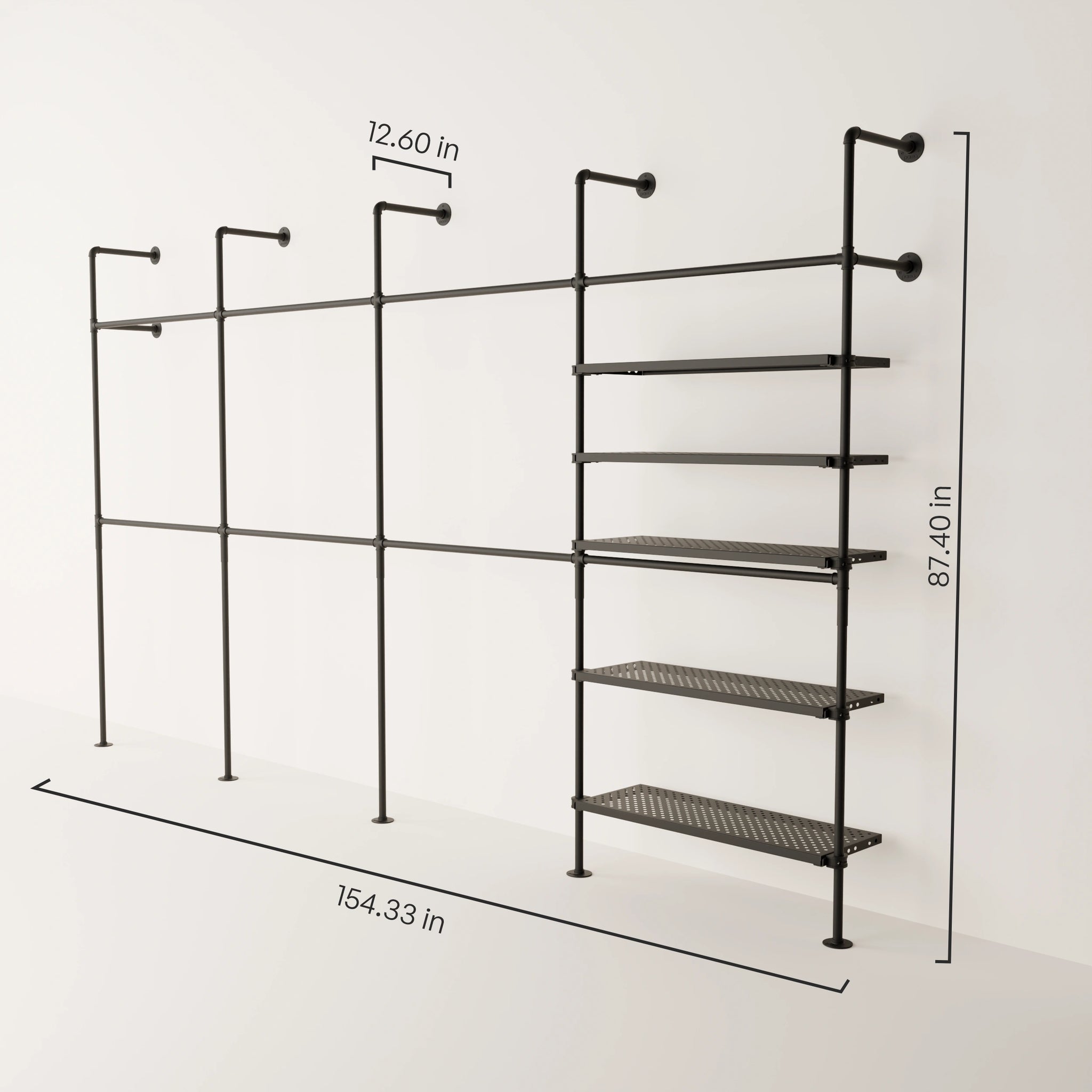 KIM DOUBLE 4 METAL – 5 shelves