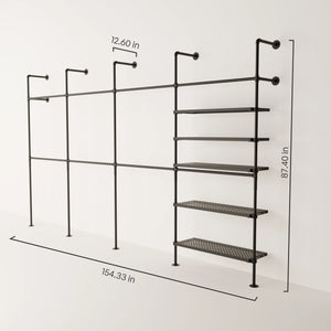 KIM DOUBLE 4 METAL – 5 shelves