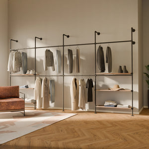 KIM DOUBLE 4 OAK – 6 shelves