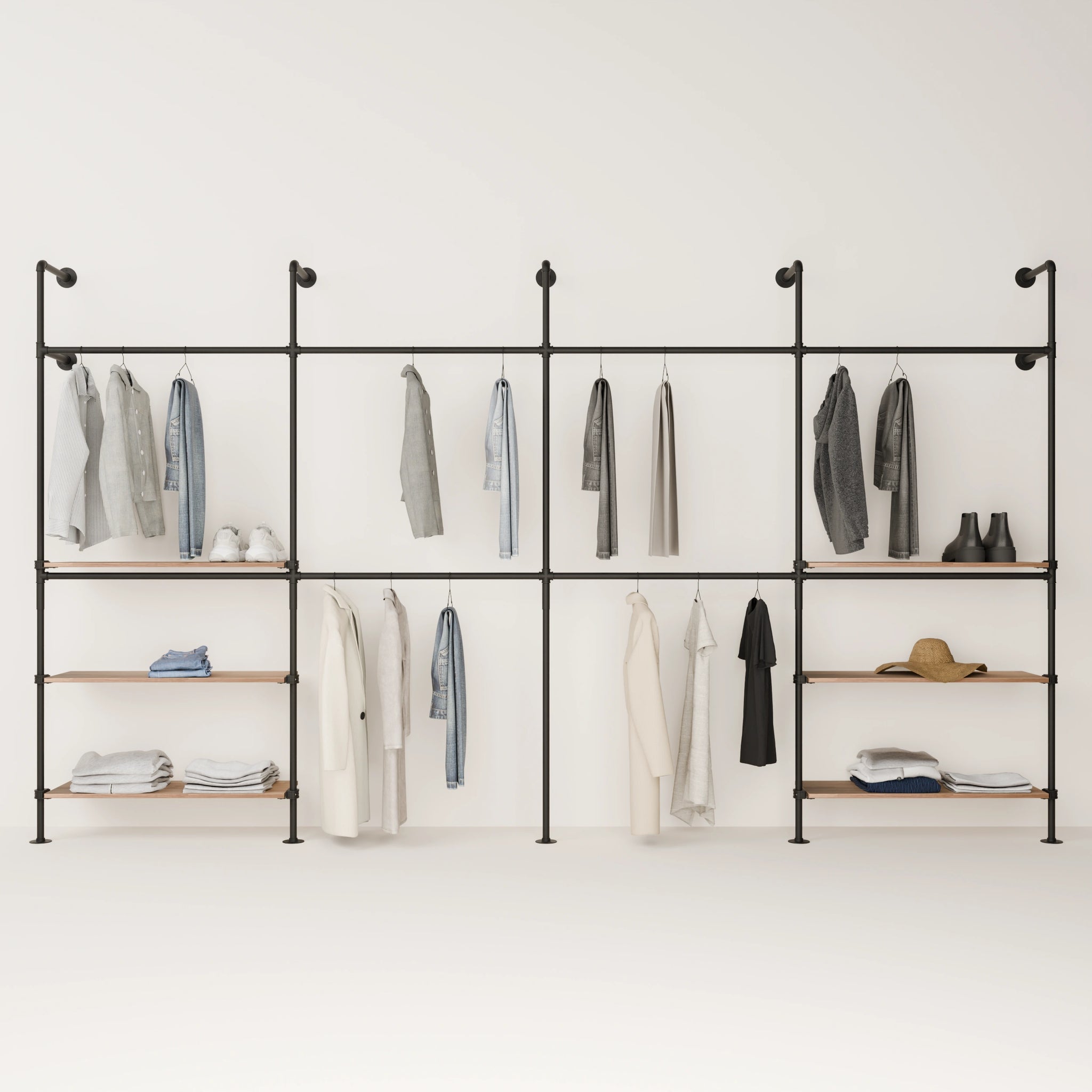 KIM DOUBLE 4 OAK – 6 shelves
