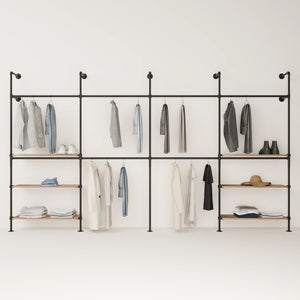 KIM DOUBLE 4 OAK – 6 shelves