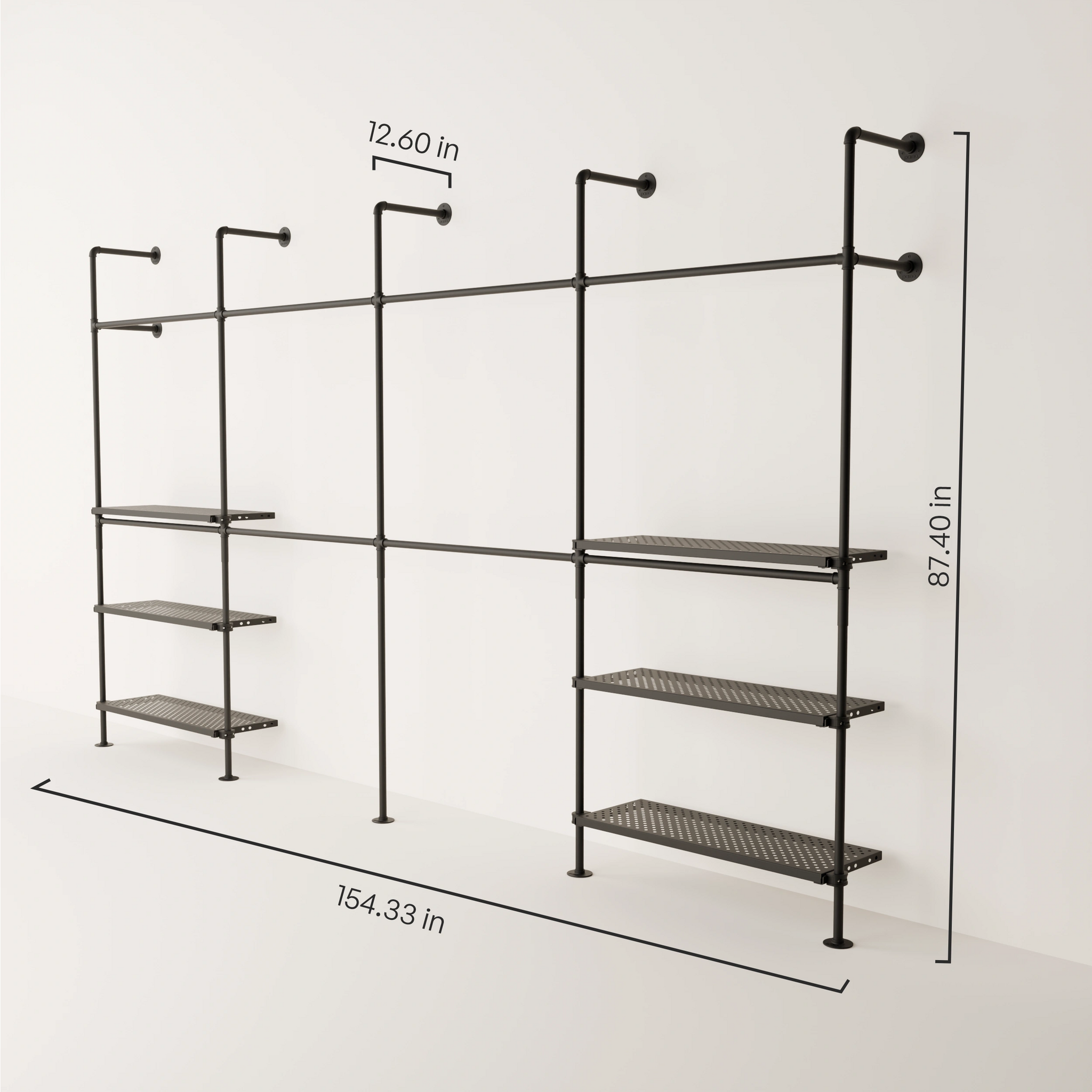 KIM DOUBLE 4 METAL – 6 shelves