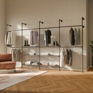 KIM DOUBLE 4 METAL – 6 center shelves