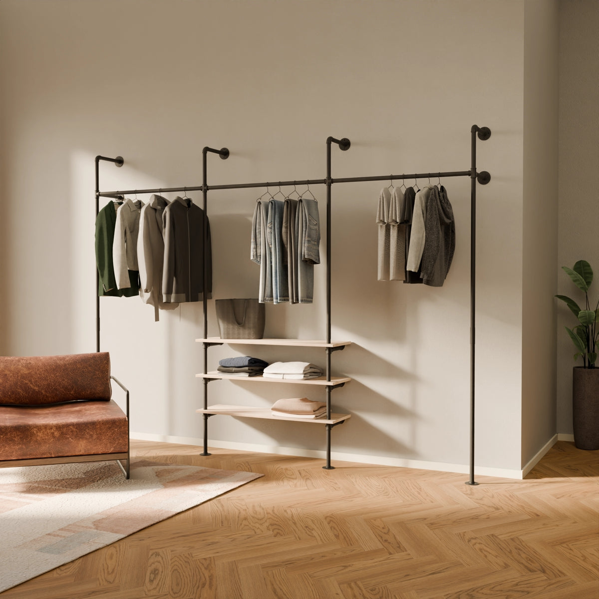 KIM 3 OAK – 3 shelves