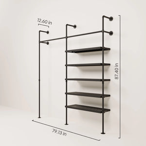 Clothing rack shelf » Versatile Storage | pamo. – pamo. design