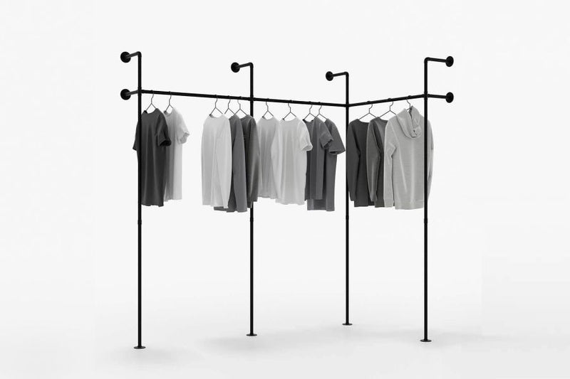 Corner clothes rail by pamo