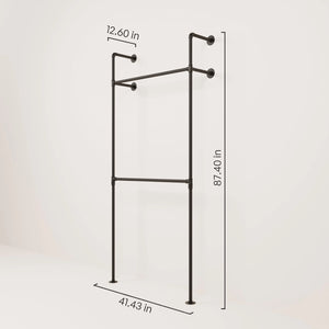 Dimensions closet hanging rod