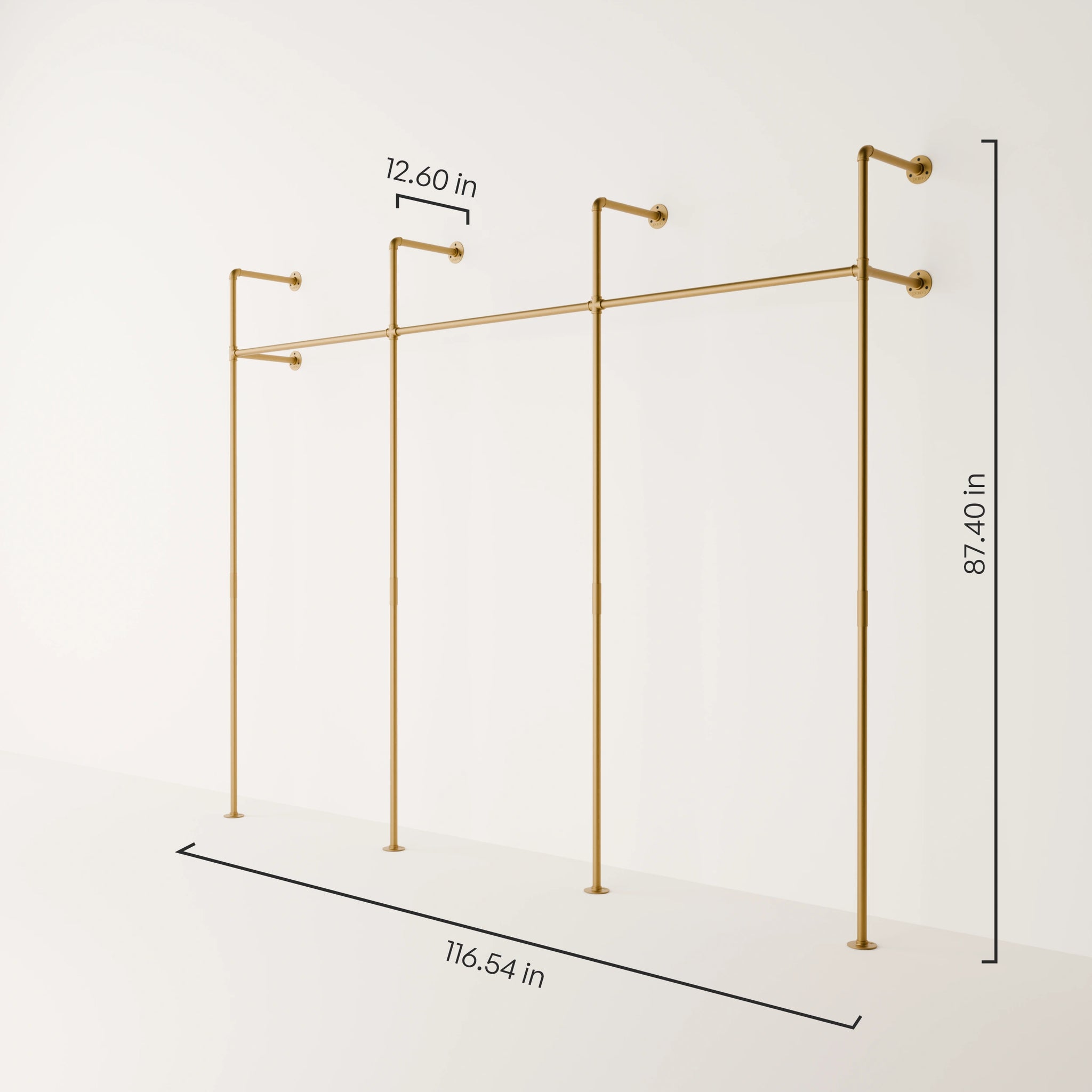 Wall Mounted Clothing Rack - Space-Saving Solution | pamo. – pamo. design