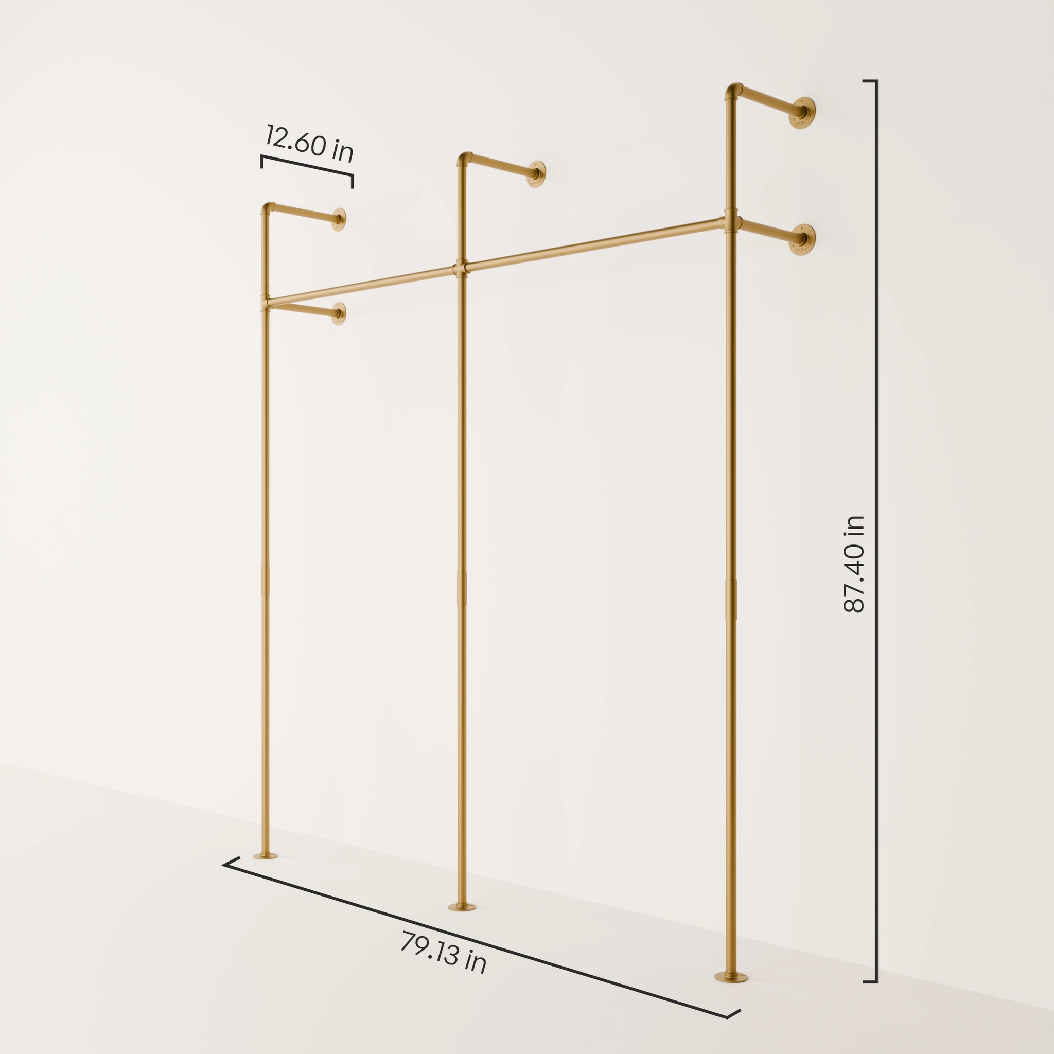 Wall Mounted Clothing Rack - Space-Saving Solution | pamo. – pamo. design