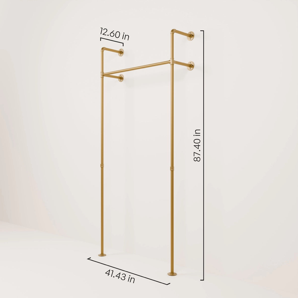 Dimensions of gold rack 