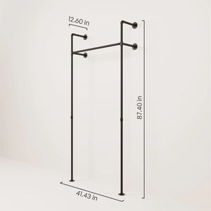 Dimensions industrial metal wardrobe