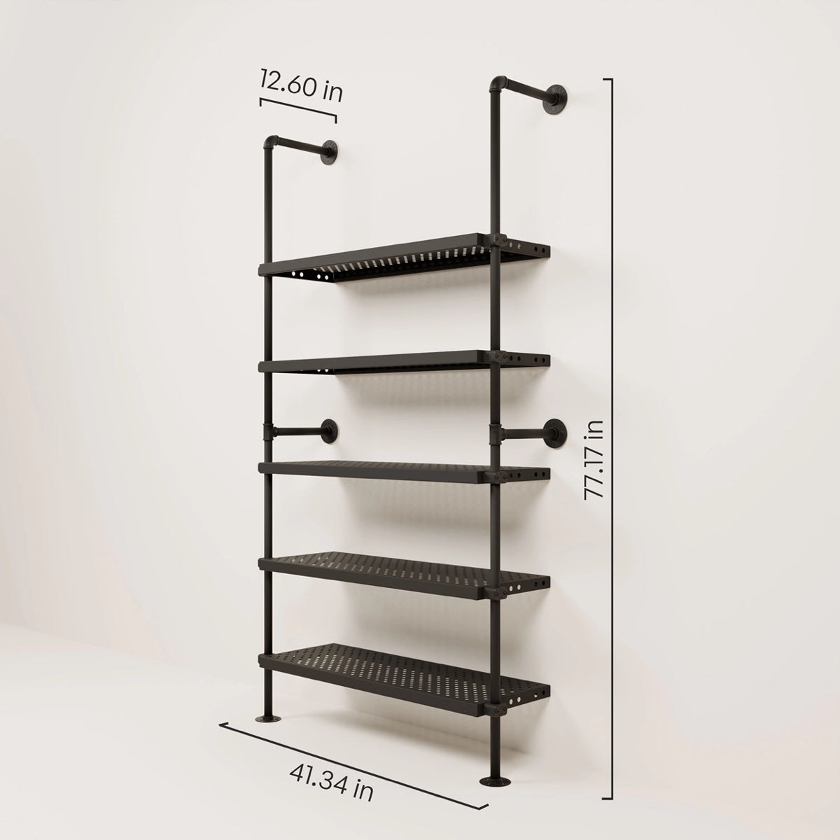 Dimensions metal bookshelf