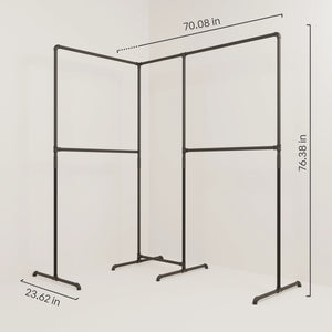 Dimensions metal standing hanger