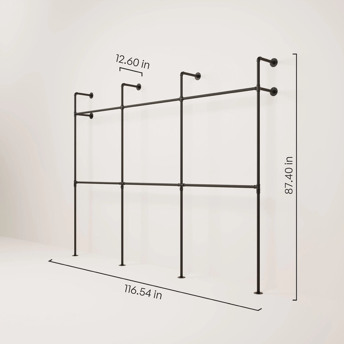 Dimensions sturdy clothes rails