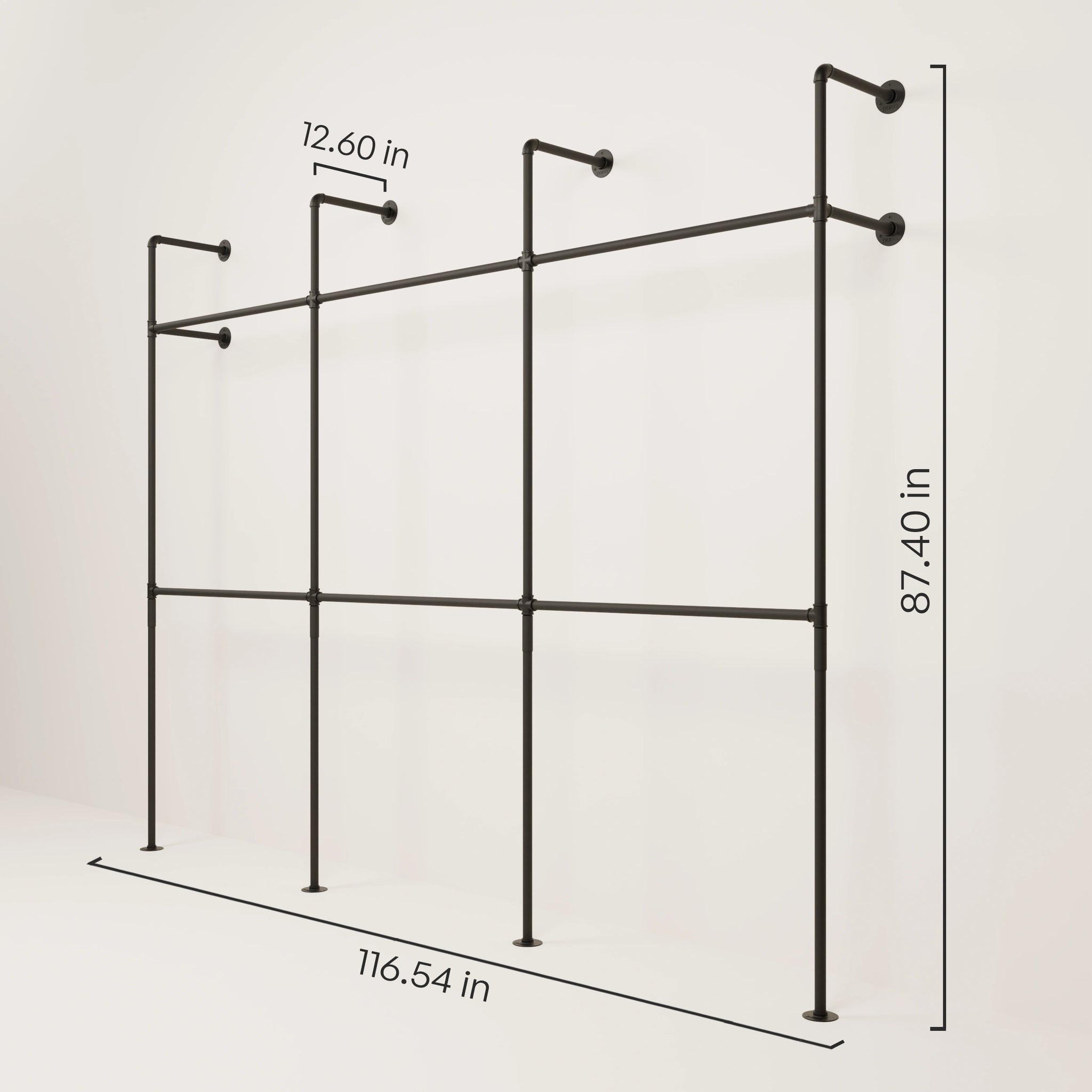 Wall Mounted Clothing Rack - Space-Saving Solution | pamo. – pamo. design