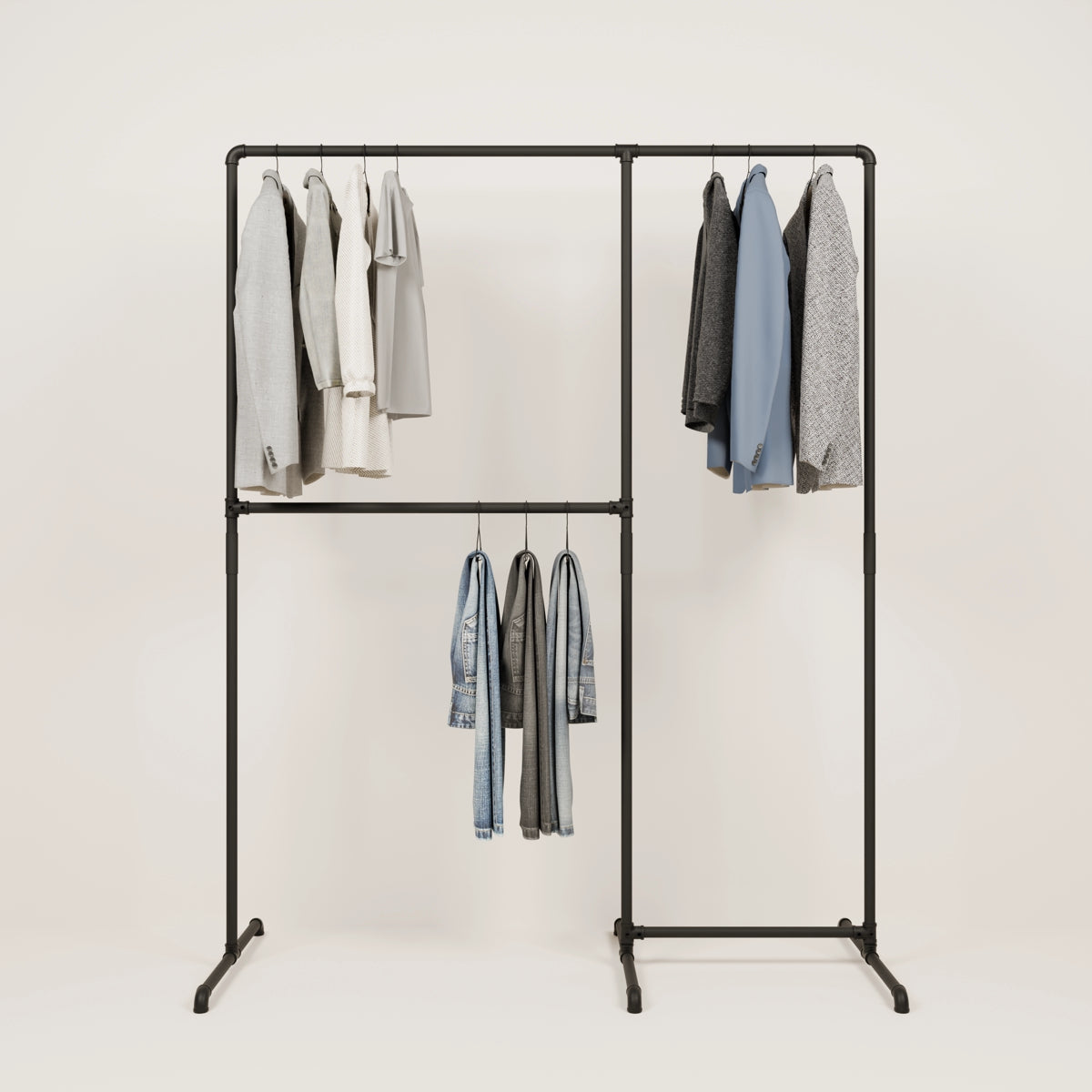LAS 1.5 Double rail clothes rack LAS 1.5 Double rail clothes rack