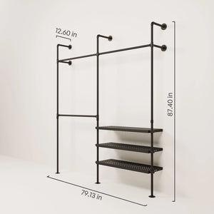 Clothing rack shelf » Versatile Storage | pamo. – pamo. design