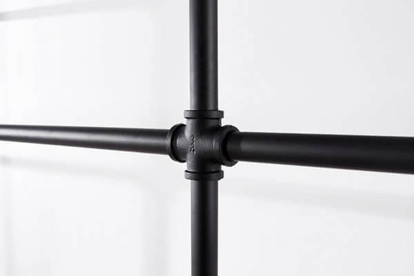 Black pipes with Industrial Design