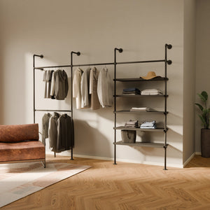 Industrial clothing rack by pamo. design