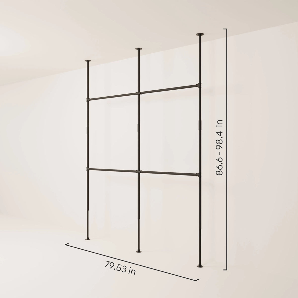 Telescopic Clothes Rod » Clothes Rack Room Divider | pamo. – pamo. design