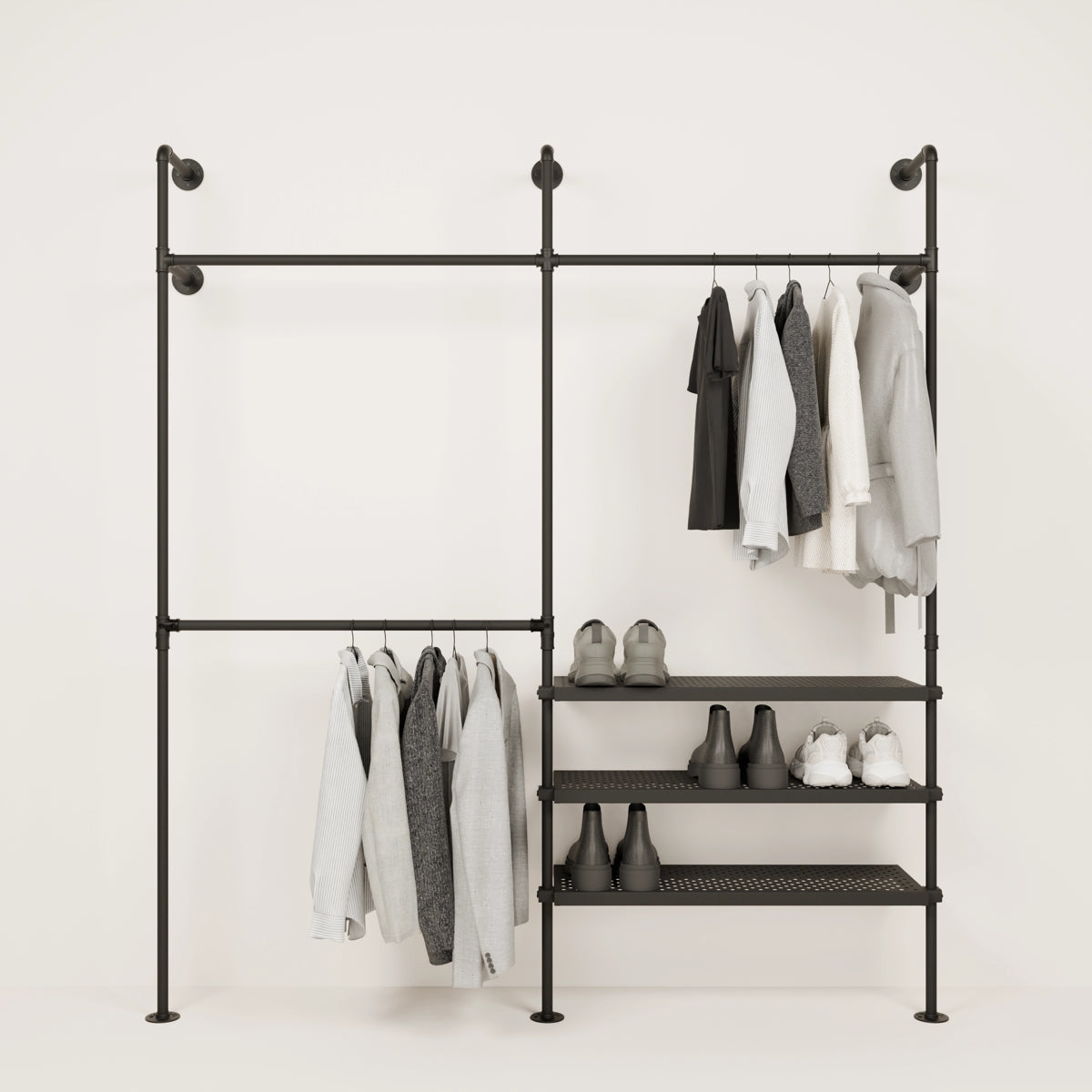 Open closet design