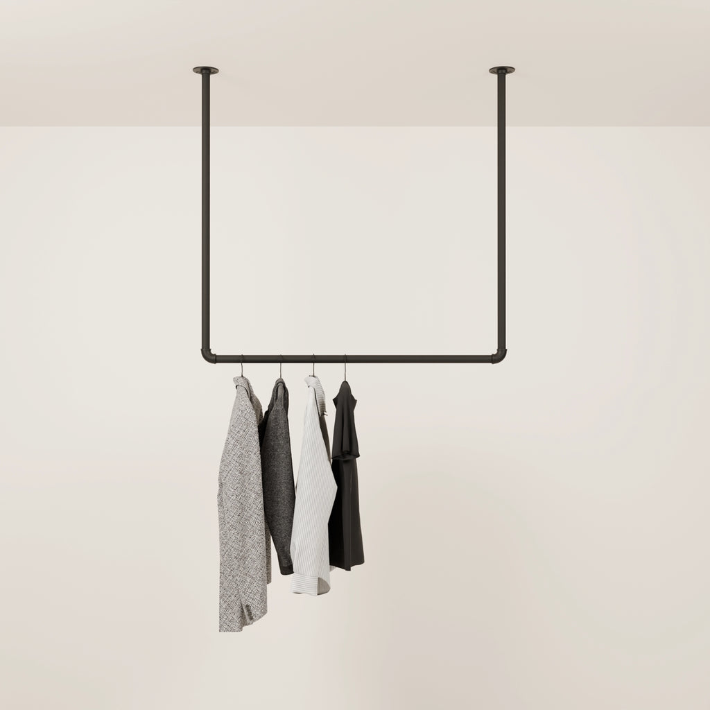 Ceiling Clothes Rail - Keep Your Clothes Organized | pamo. – pamo. design