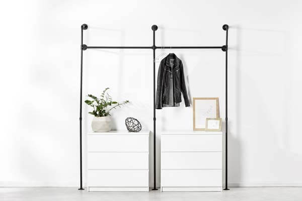 Clothing racks with Industrial Design