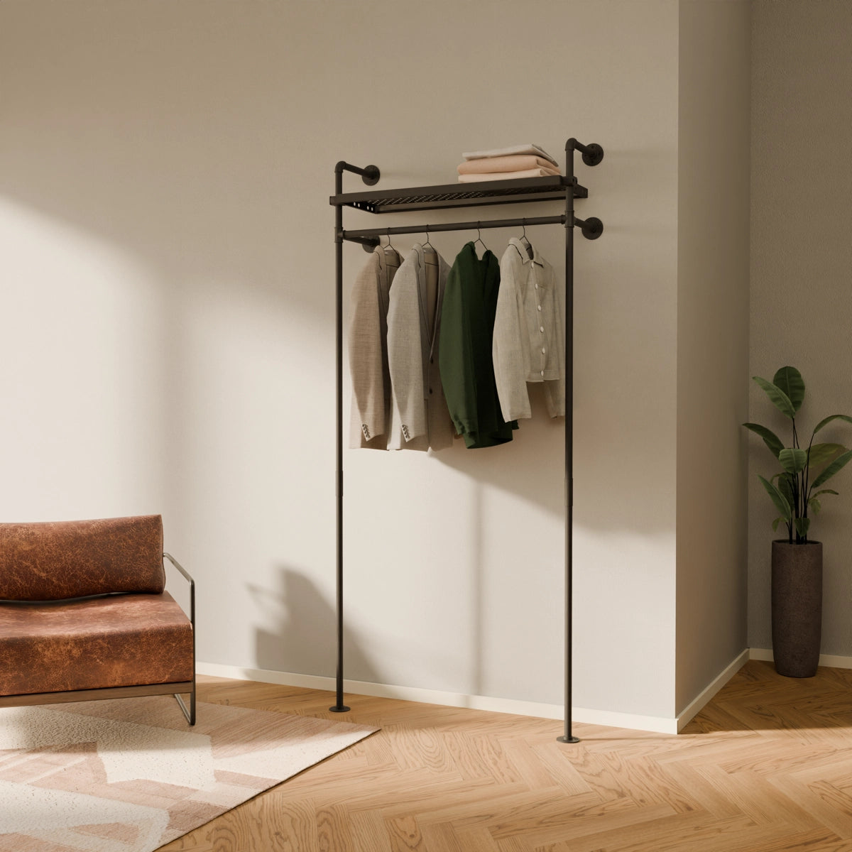 dress rack designs Mini Wooden Clothing Rack for Dress Up Clothes