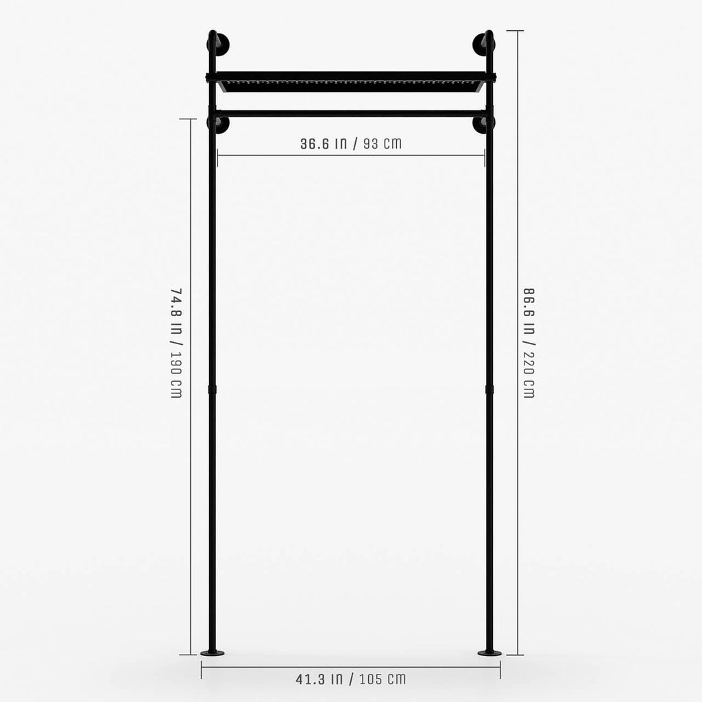 Shelf with Clothing Rack » Modern and Elegant | pamo. – pamo. design