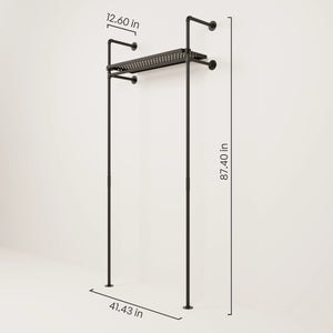 Dimensions clothes rack shelf