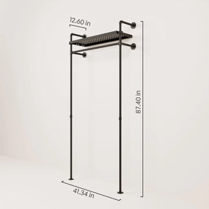 Dimensions clothes rack shelf