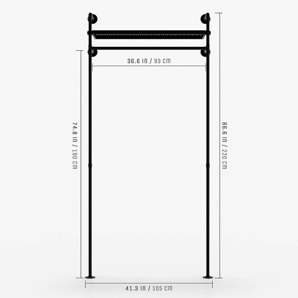 Clothing rack shelf » Versatile Storage | pamo. – pamo. design