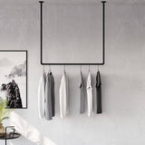 Ceiling hanging clothes rail by pamo