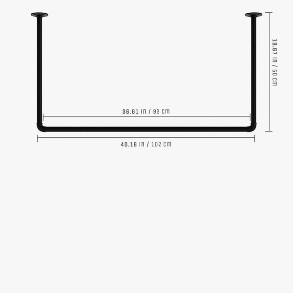 Ceiling Mounted Clothes Rails - Maximize Your Space | pamo. – pamo. design