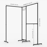 Dimensions metal standing hanger