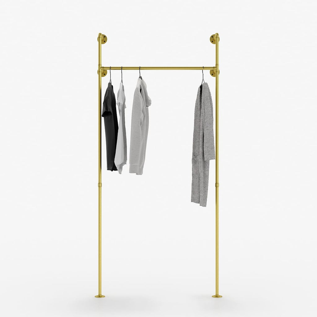 Gold Wardrobe Rack - Elegant and Glamorous | pamo. – pamo. design