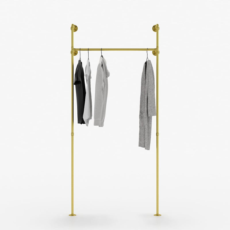 Gold Wardrobe Rack - Elegant and Glamorous | pamo. – pamo. design
