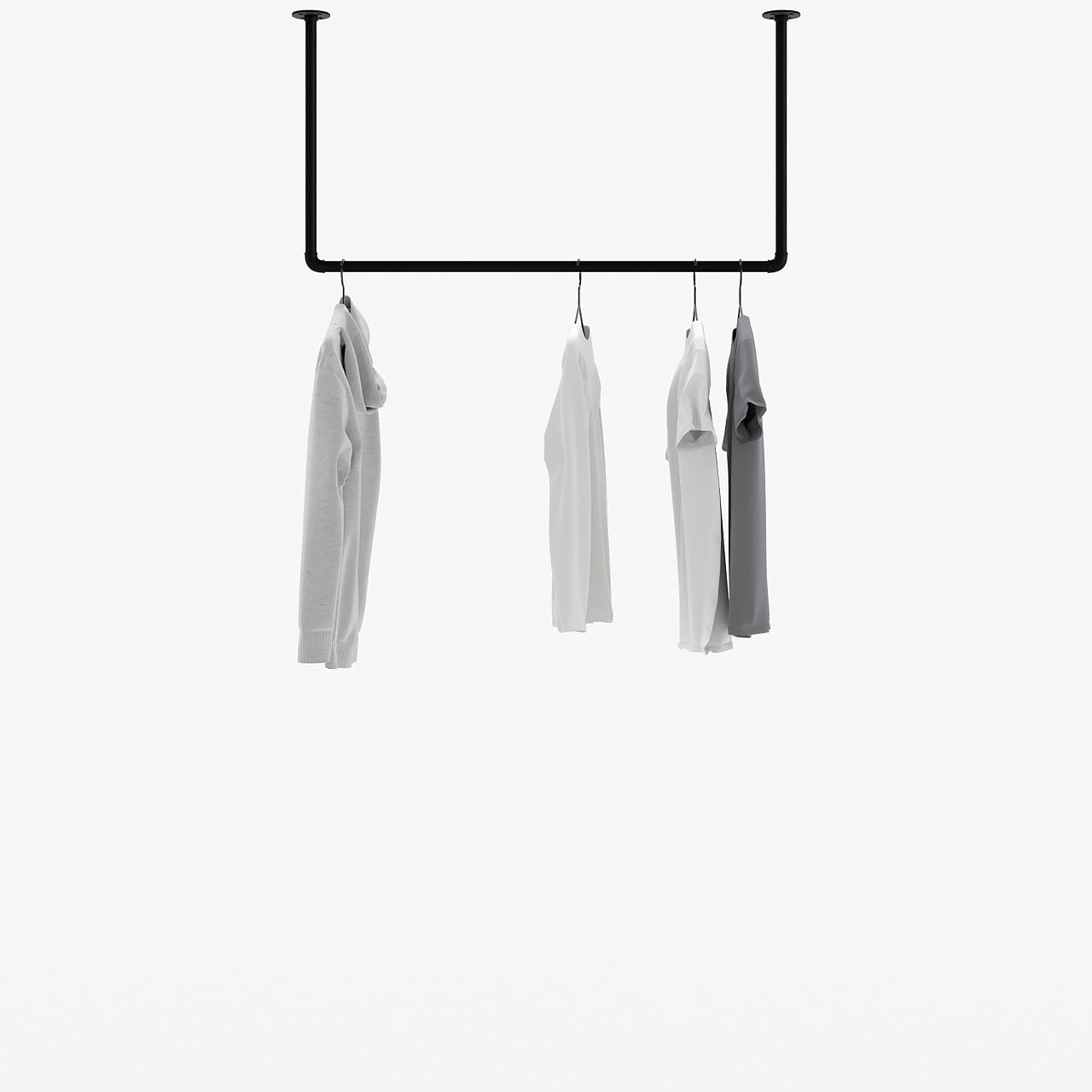 Ceiling Mounted Clothes Rail - Maximize Your Storage Space | pamo ...